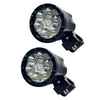 {{ 2x LED Headlight Lights Motorcycle Waterproof Driving Fog Spotlight Lamp }} - Buy Car Parts Online at {{ Kaka Auto Parts }}.