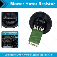{{ 6Q0959263 Blower Motor Resistor Suitable for VW Polo Sedan Skoda Fabia II 07- }} - Buy Car Parts Online at {{ Kaka Auto Parts }}.