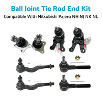 Ball Joint Tie Rod End Kit Suitable for Mitsubishi Pajero NH NJ NK NL 4WD 91-00