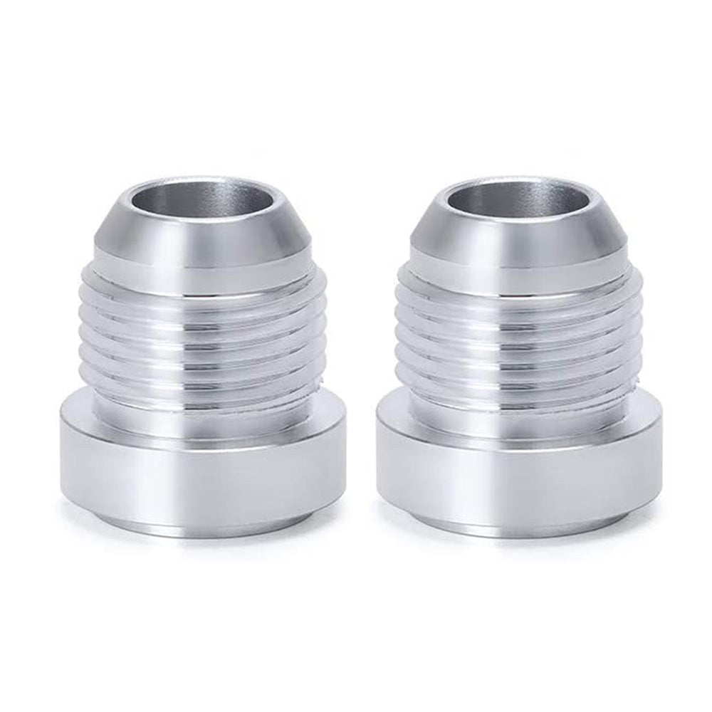 {{ AN8 Male Aluminium weld on JIC bungs x 2 fitting -10AN JXSS032-10-A }} - Buy Car Parts Online at {{ Kaka Auto Parts }}.