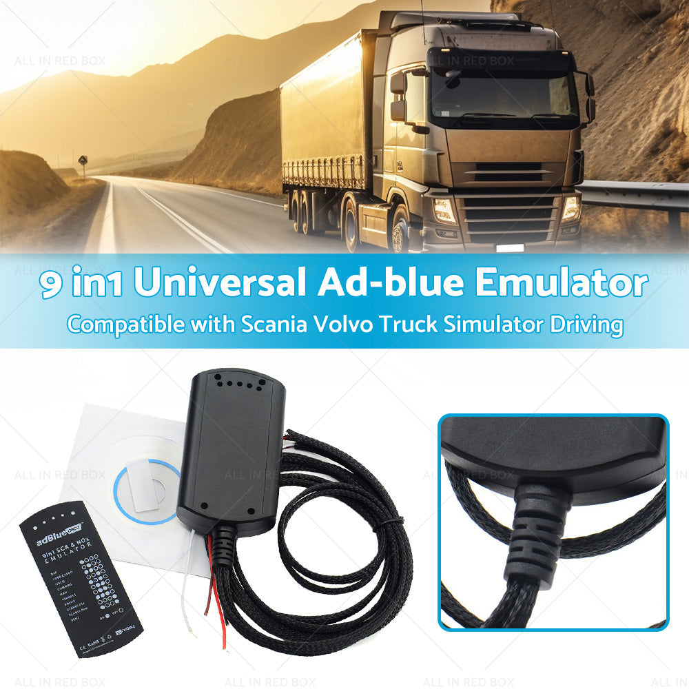 {{ 9in1 Universal Ad-blue Emulator Suitable ForScania Volvo Truck Simulator Driving }} - Buy Car Parts Online at {{ Kaka Auto Parts }}.