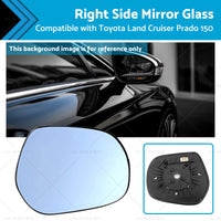 {{ Right Side mirror glass with Plate Suitable for Toyota LandCruiser Prado 150 09- }} - Buy Car Parts Online at {{ Kaka Auto Parts }}.