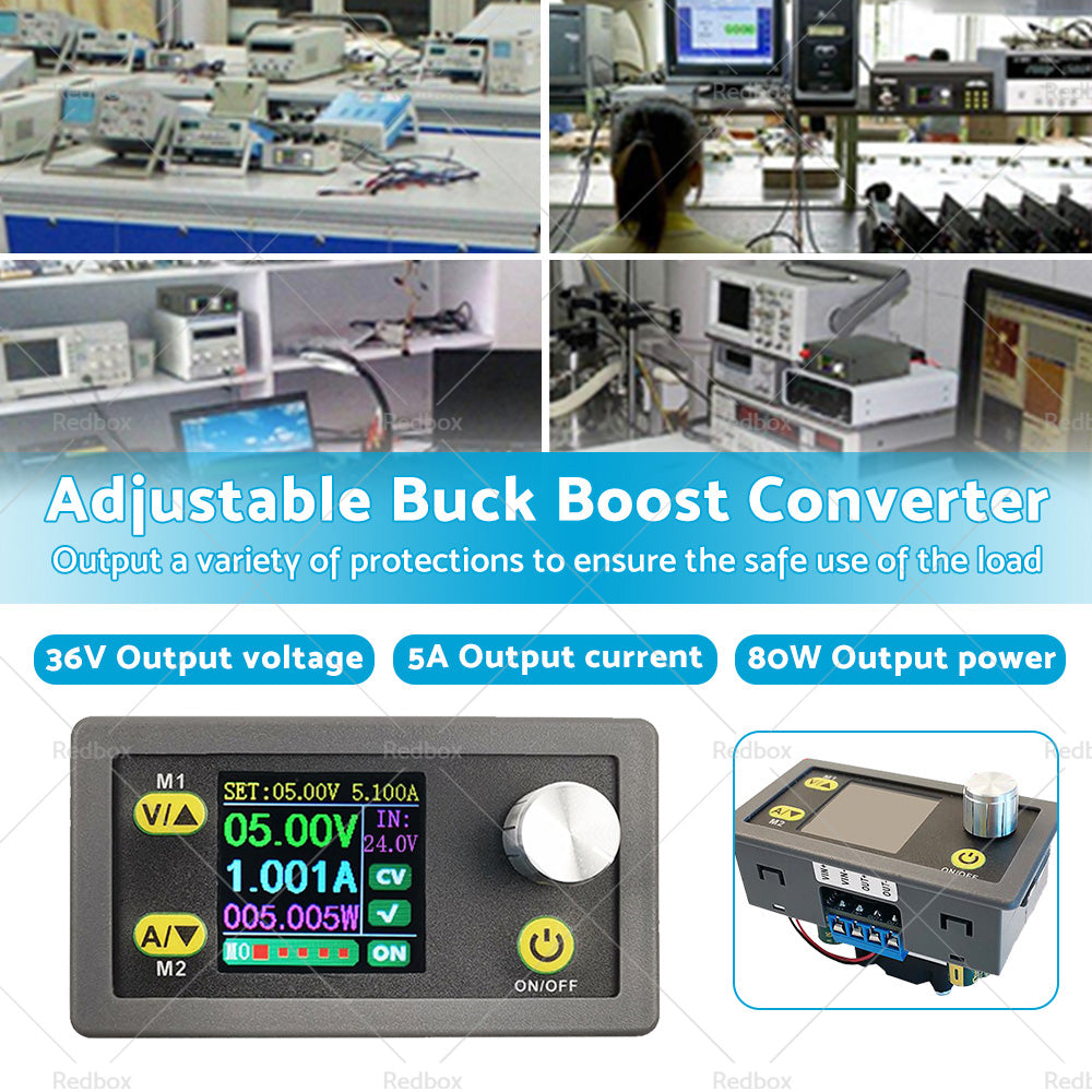 {{ DC 36V 5A 80W Adjustable Regulated Power Supply Buck Boost Converter DC CNC AU }} - Buy Car Parts Online at {{ Kaka Auto Parts }}.