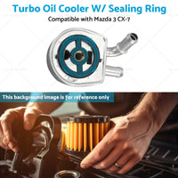 {{ LF6W14700A Turbo Oil Cooler W or  Sealing Ring Suitable for Mazda 3 CX-7 03-14 }} - Buy Car Parts Online at {{ Kaka Auto Parts }}.