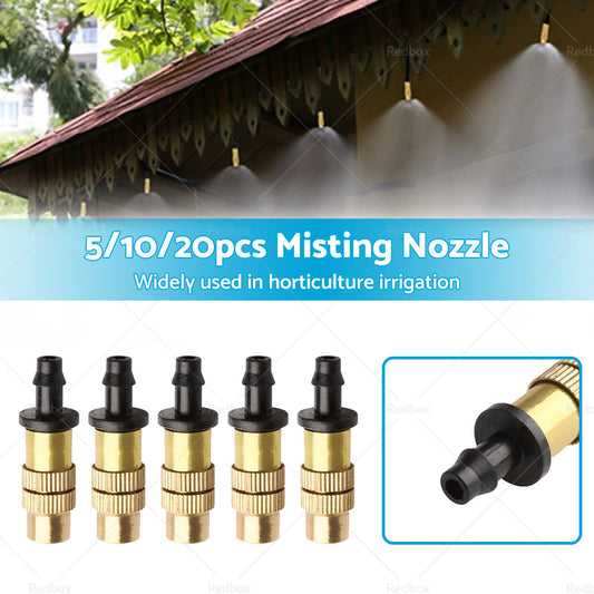 5-20x Brass Spray Misting Nozzle Sprinkler Head Garden Farm Irrigation Connector