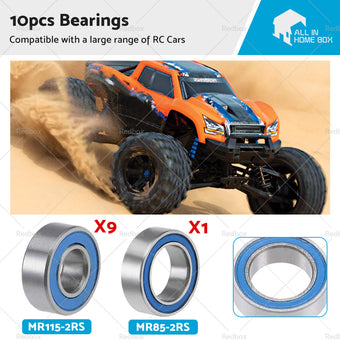 compare product 10X MR85-2RS MR115-2RS Bearing PTFE Rubber Seal For RC 2728 4606 5114 1213 B020