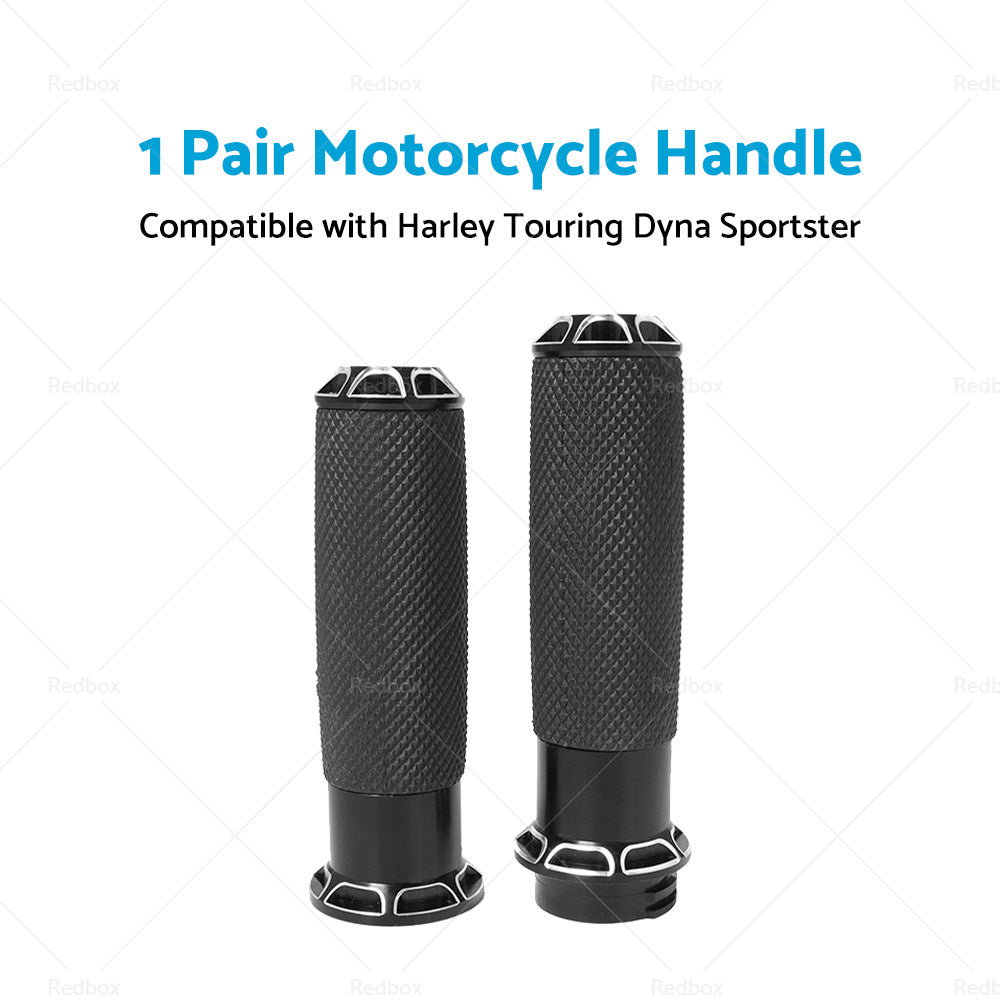{{ 1inch Pair Black Hand Grip Handle Bar Suitable for Harley Touring Dyna Sportster }} - Buy Car Parts Online at {{ Kaka Auto Parts }}.