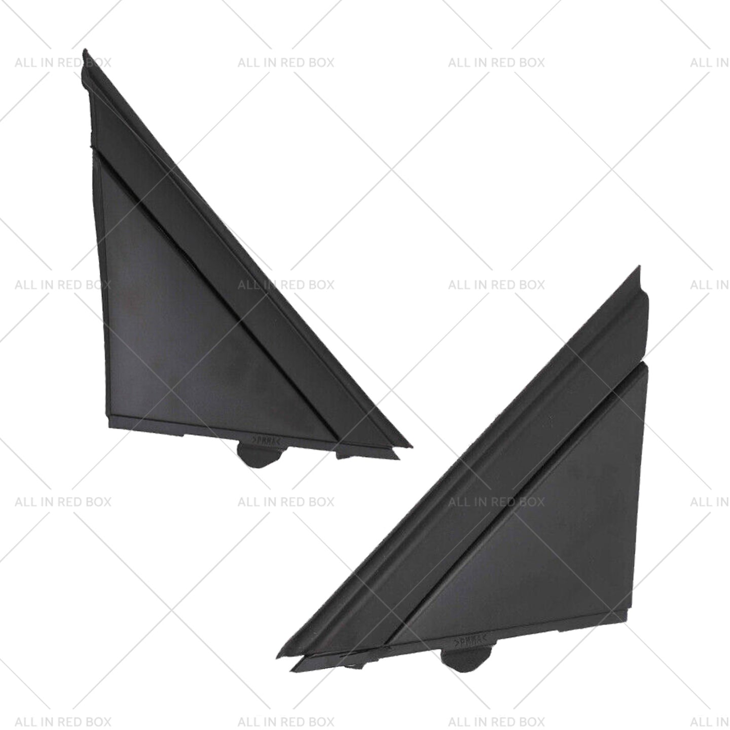 {{ Matte Black Rear Mirror Triangle Trim Plate Suitable for 12-19 Fiat 500 }} - Buy Car Parts Online at {{ Kaka Auto Parts }}.