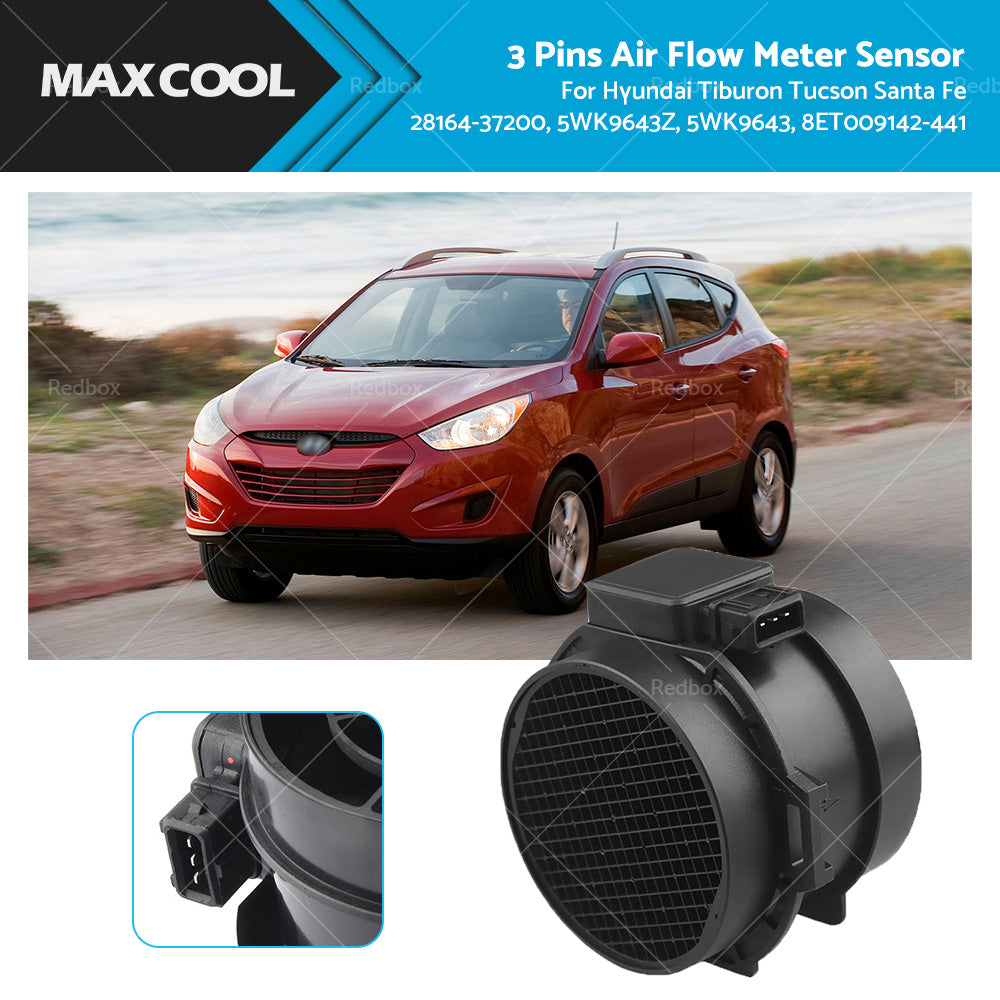 {{ 28164-37200 Mass Air Flow Meter MAF Sensor for Hyundai Tucson Santa Fe Tiburon }} - Buy Car Parts Online at {{ Kaka Auto Parts }}.