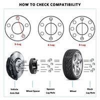 {{ 25mm Bolt-On Wheel Spacers Fits For Holden Commodore VB-VZ 5 X 120 69. 6 }} - Buy Car Parts Online at {{ Kaka Auto Parts }}.