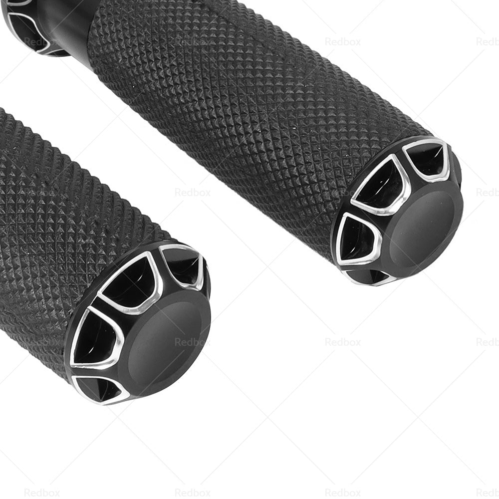 {{ 1inch Pair Black Hand Grip Handle Bar Suitable for Harley Touring Dyna Sportster }} - Buy Car Parts Online at {{ Kaka Auto Parts }}.