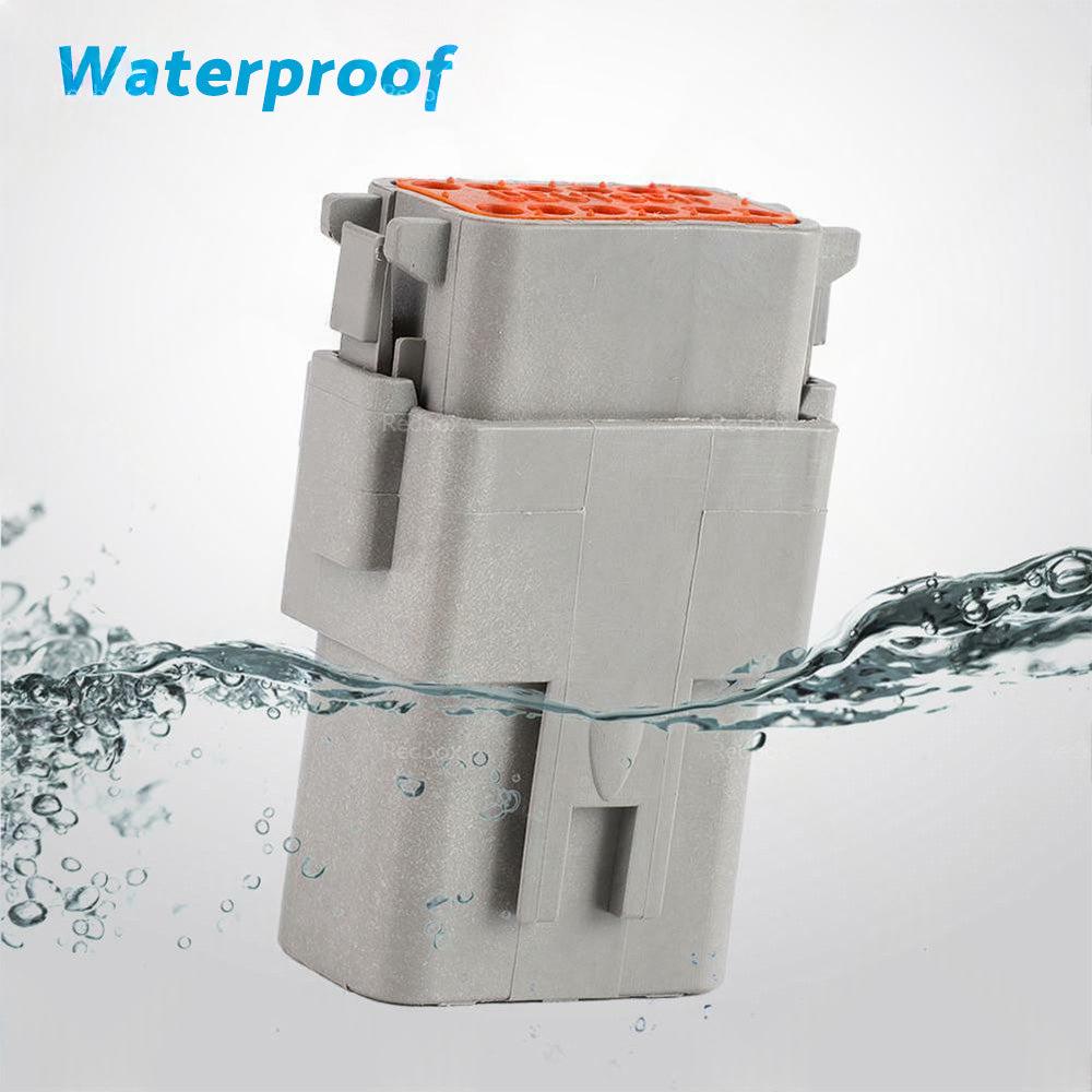 Deutsch DT 12-Way 12 Pin Electrical Connector Waterproof Plug Kit Male  and  Female
