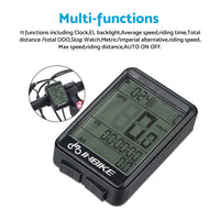 Wireless Cycling Bike LCD Speedometer Computer Odometer Suitable For Bicycle Waterproof