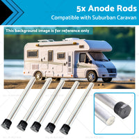 {{ 5x Anode Rods Suitable for Suburban Caravan Anodes SW6DEA Hot Water Service }} - Buy Car Parts Online at {{ Kaka Auto Parts }}.
