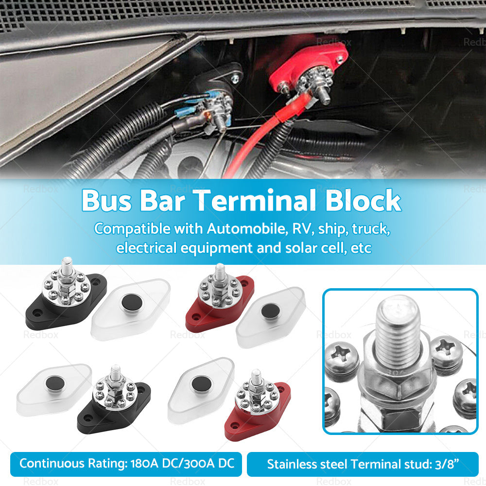 {{ Bus Bar Terminal Block Power Stud Battery Junction Post M10 Power Distribution }} - Buy Car Parts Online at {{ Kaka Auto Parts }}.