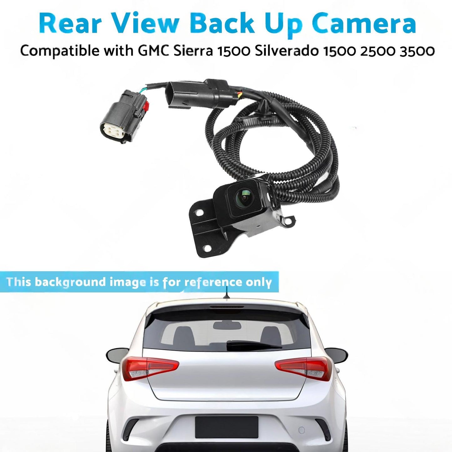 Rear View Camera Suitable for 11-14 GMC Sierra 1500 Silverado 1500 2500 3500