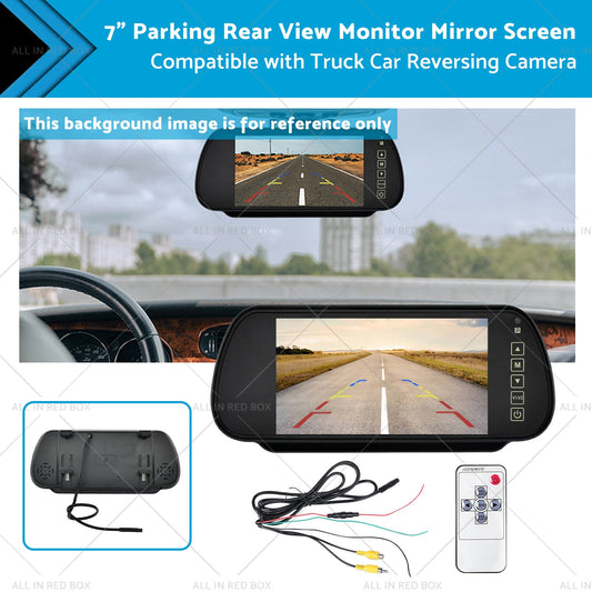 7 inch  Parking Rear View Monitor Mirror Screen Suitable for Truck Reversing Camera