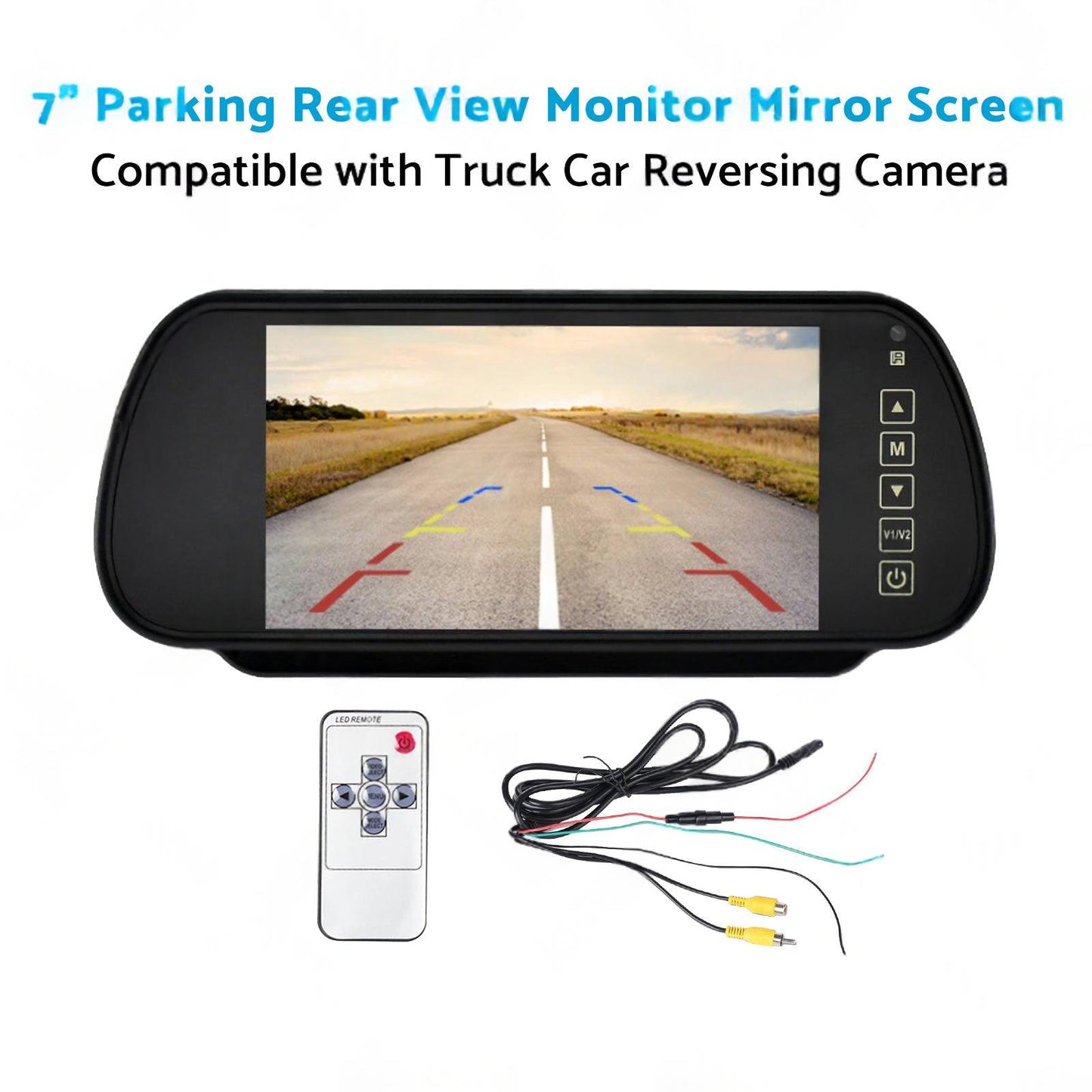 7 inch  Parking Rear View Monitor Mirror Screen Suitable for Truck Reversing Camera