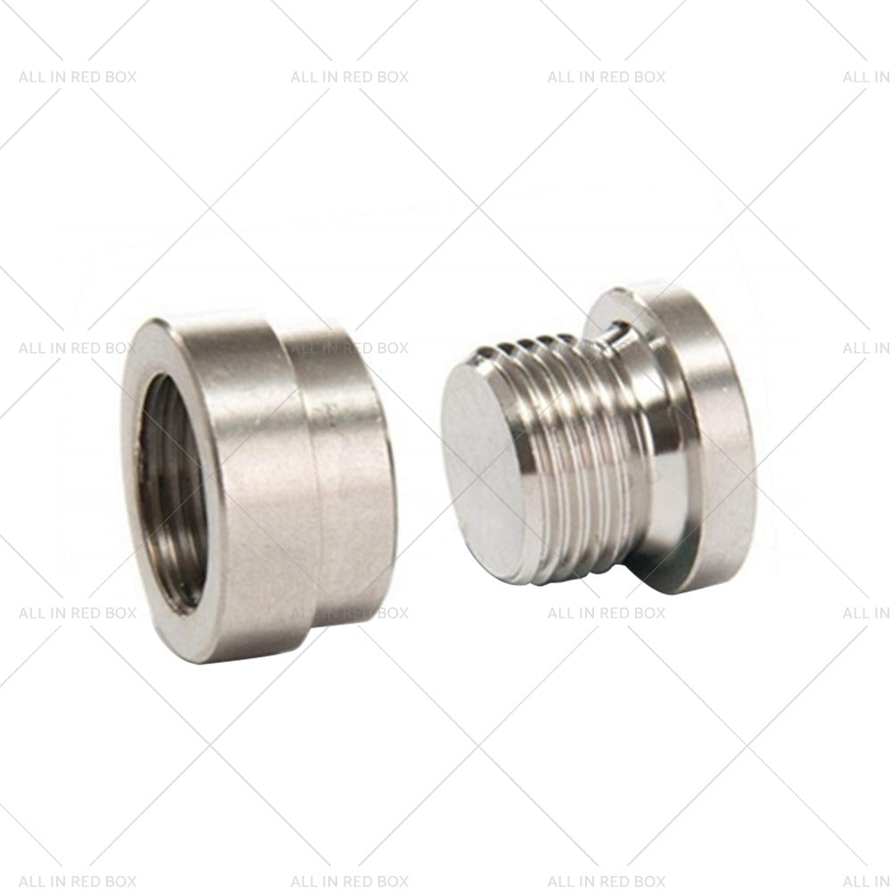 {{ 2 SETS O2 Oxygen Sensor Bung Weld On w or Plug  and  Washer M18x1. 5mm }} - Buy Car Parts Online at {{ Kaka Auto Parts }}.