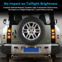 {{ Smoked Blackened Tail Light Cover Suitable For Land Rover Defender 90 110 20-22 }} - Buy Car Parts Online at {{ Kaka Auto Parts }}.