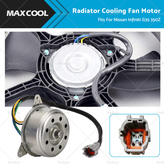 {{ Driver or Passenger Side Radiator Cooling Fan Motor Suitable for Infiniti Nissan }} - Buy Car Parts Online at {{ Kaka Auto Parts }}.