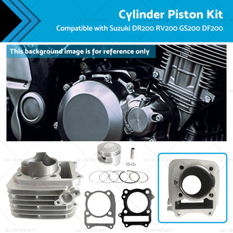 compare product Cylinder Piston 66mm Suitable Suzuki DR200 RV200 GS200 DF200 SP200 Top End Kit