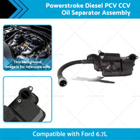 {{ Powerstroke Diesel PCV CCV Oil Separator Assembly Suitable for 11-16 Ford 6. 7L }} - Buy Car Parts Online at {{ Kaka Auto Parts }}.