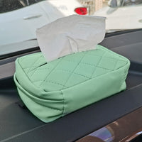 Car Tissue Holder 120 Tissues Box Cover Backseat Extra Large Tissue Organization