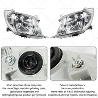{{ Pair LHRH Head Light Lamps Suitable for Toyota Hilux Ute 2008-2012 2WD 4WD }} - Buy Car Parts Online at {{ Kaka Auto Parts }}.