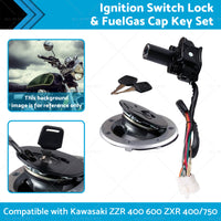 {{ For Kawasaki ZZR 400 600 ZXR 400 750 Ignition Switch Lock and Fuel Gas Cap Key Set }} - Buy Car Parts Online at {{ Kaka Auto Parts }}.