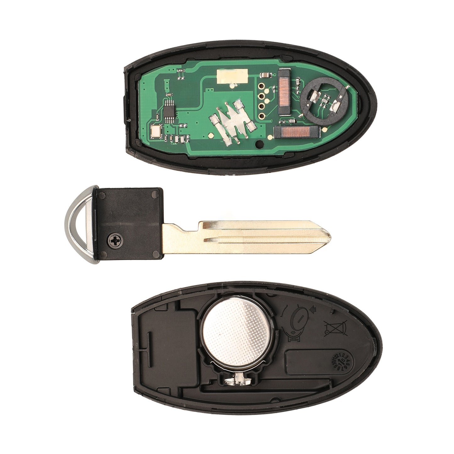2x 433MHz 2 Buttons Chip Smart Remote Key Fob Suitable For Nissan Navara Cube