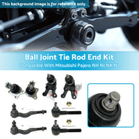 Ball Joint Tie Rod End Kit Suitable for Mitsubishi Pajero NH NJ NK NL 4WD 91-00