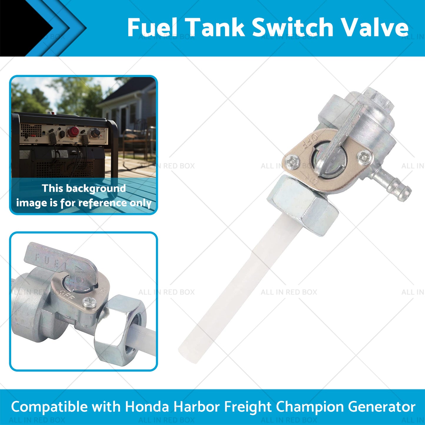 {{ Fuel Tap Tank Switch Valve Petcock For Honda Generator Harbor Freight Champion }} - Buy Car Parts Online at {{ Kaka Auto Parts }}.