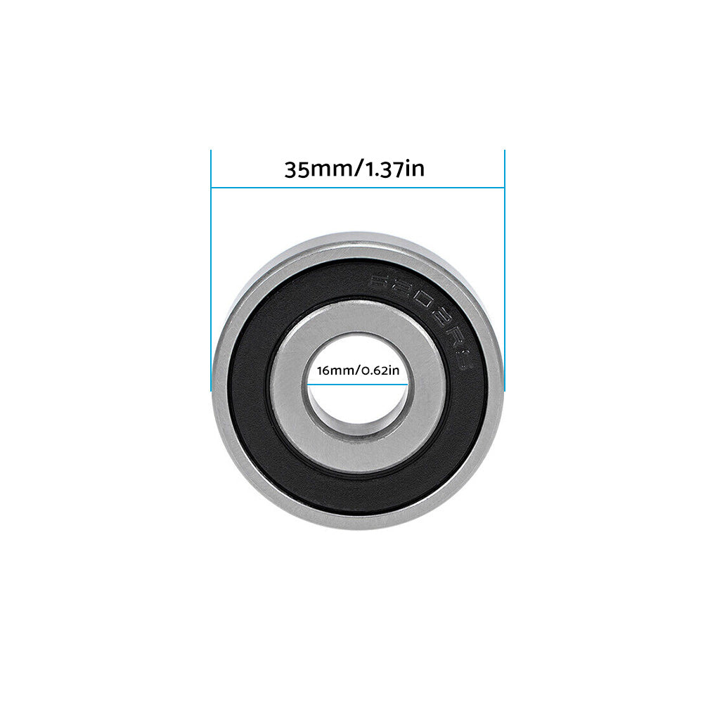 4x 6202-16-2RS Ball Bearings 16x35x11mm Double Sealed Chrome Steel Suitable For Various Applications