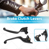 {{ 2x Brake Clutch Levers Suitable For Harley 2015-2023 Softail Slim Fat Boy }} - Buy Car Parts Online at {{ Kaka Auto Parts }}.