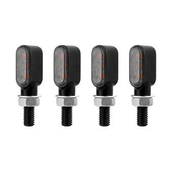 compare product 4x Motorcycle Indicator Turn Signal Blinkers Amber Mini LED Lights Suitable For All Motorcycles