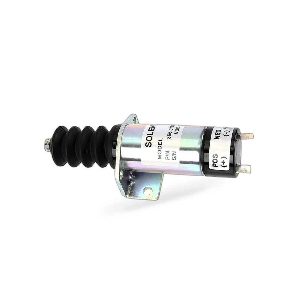 Diesel Shutdown Stop Solenoid Suitable for Caterpillar FG Wilson JCB 366-07197 - BD2