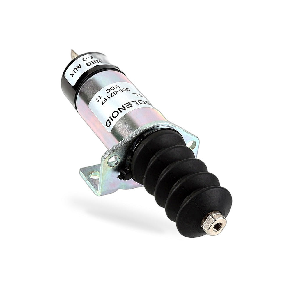 Diesel Shutdown Stop Solenoid Suitable for Caterpillar FG Wilson JCB 366-07197 - BD3