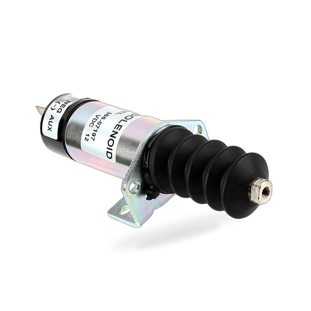 Diesel Shutdown Stop Solenoid Suitable for Caterpillar FG Wilson JCB 366-07197 - BD4