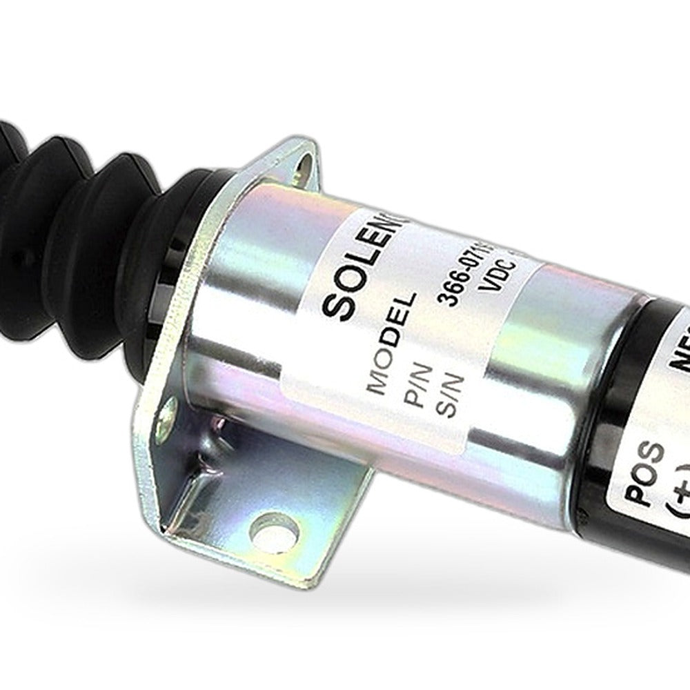 Diesel Shutdown Stop Solenoid Suitable for Caterpillar FG Wilson JCB 366-07197 - XQ1