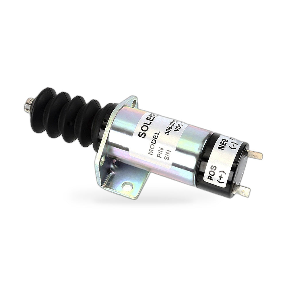Diesel Shutdown Stop Solenoid Suitable for Caterpillar FG Wilson JCB 366-07197 - ZT2