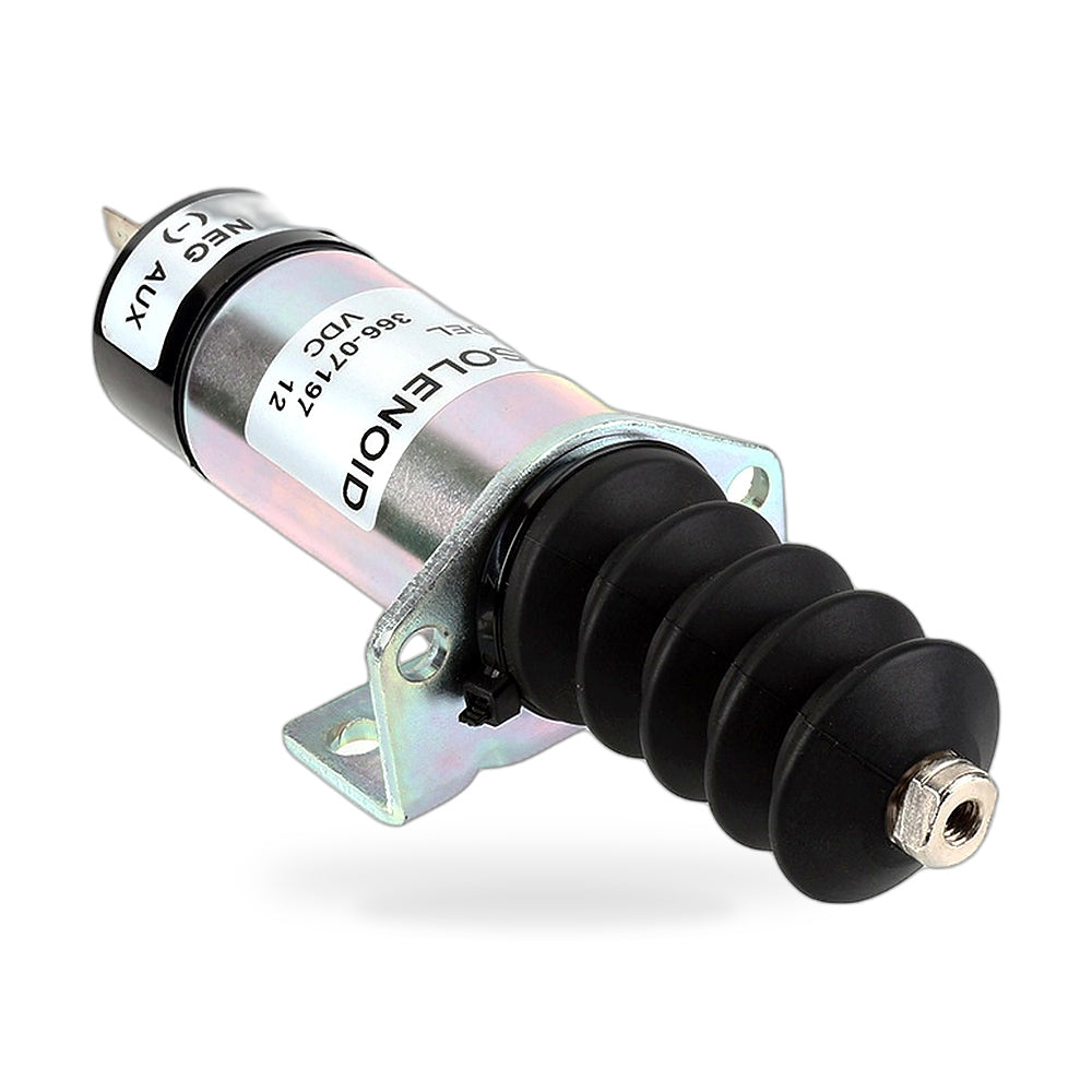 Diesel Shutdown Stop Solenoid Suitable for Caterpillar FG Wilson JCB 366-07197 - ZT3