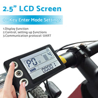 LCD Display Suitable For Electric Bike S866 24V/36V/48V ¡§C Waterproof Plug Fit For Ebike & Scooter