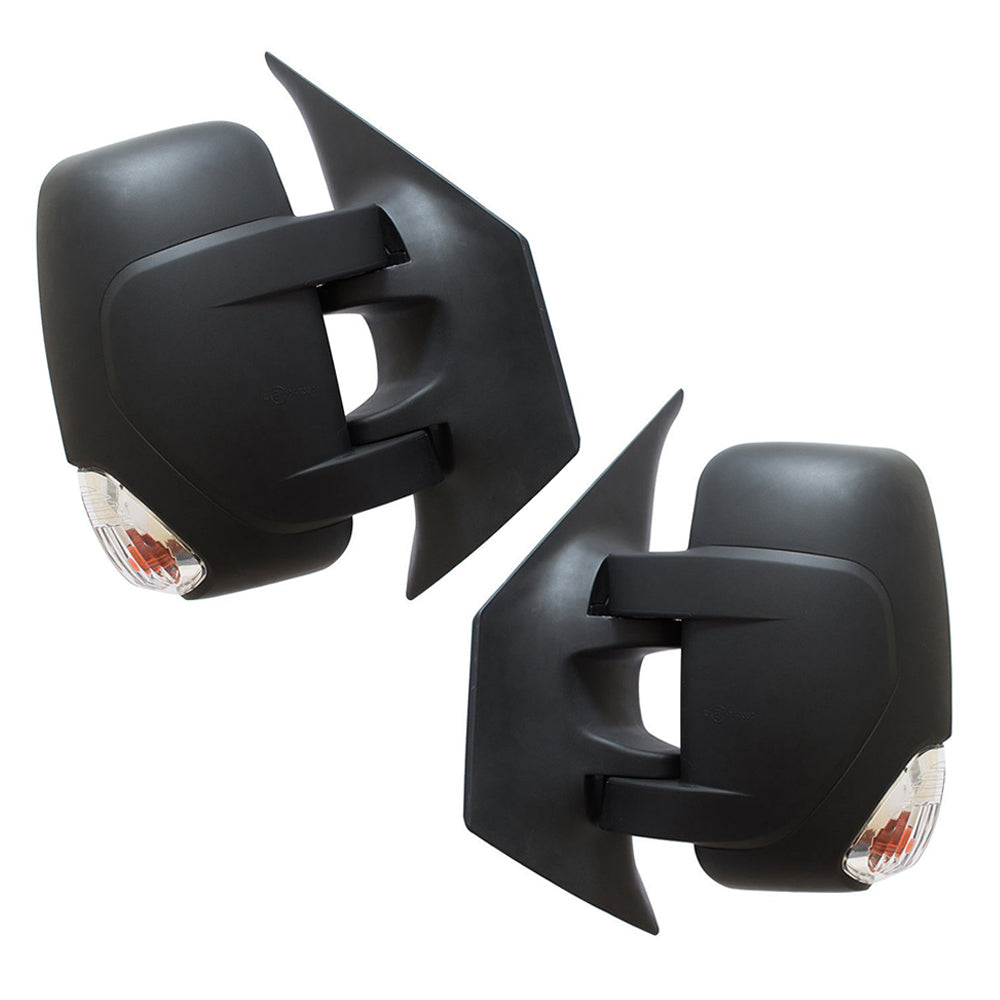 Pair Door Mirrors Electric w/ Indicator Suitable for Renault Master X62 2010¡§C2025