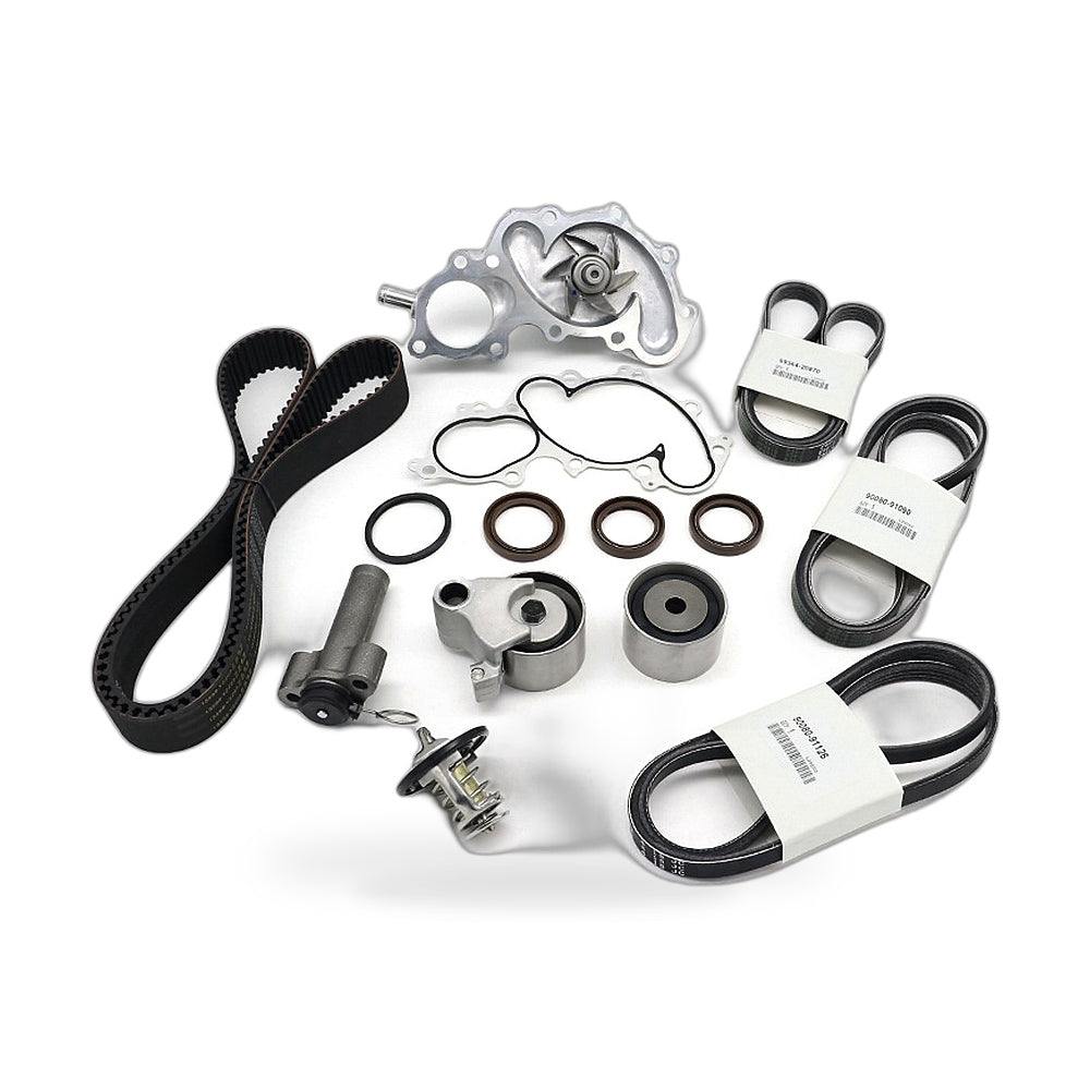 15-Piece Engine Timing Belt Kit With Water Pump Suitable for Toyota 4Runner Land - ZT3