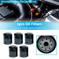 {{ 5x Oil Filter Suitable for Toyota Camry Avalon Hilux Hiace 90915-YZZD2 1KDFTV }} - Buy Car Parts Online at {{ Kaka Auto Parts }}.
