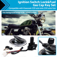 {{ For Kawasaki ZZR 400 600 ZXR 400 750 Ignition Switch Lock and Fuel Gas Cap Key Set }} - Buy Car Parts Online at {{ Kaka Auto Parts }}.