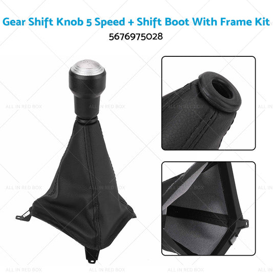 Gear Shift Knob 5 SpeedShift Boot Frame Kit Suitable For Hyundai Tucson 04-09