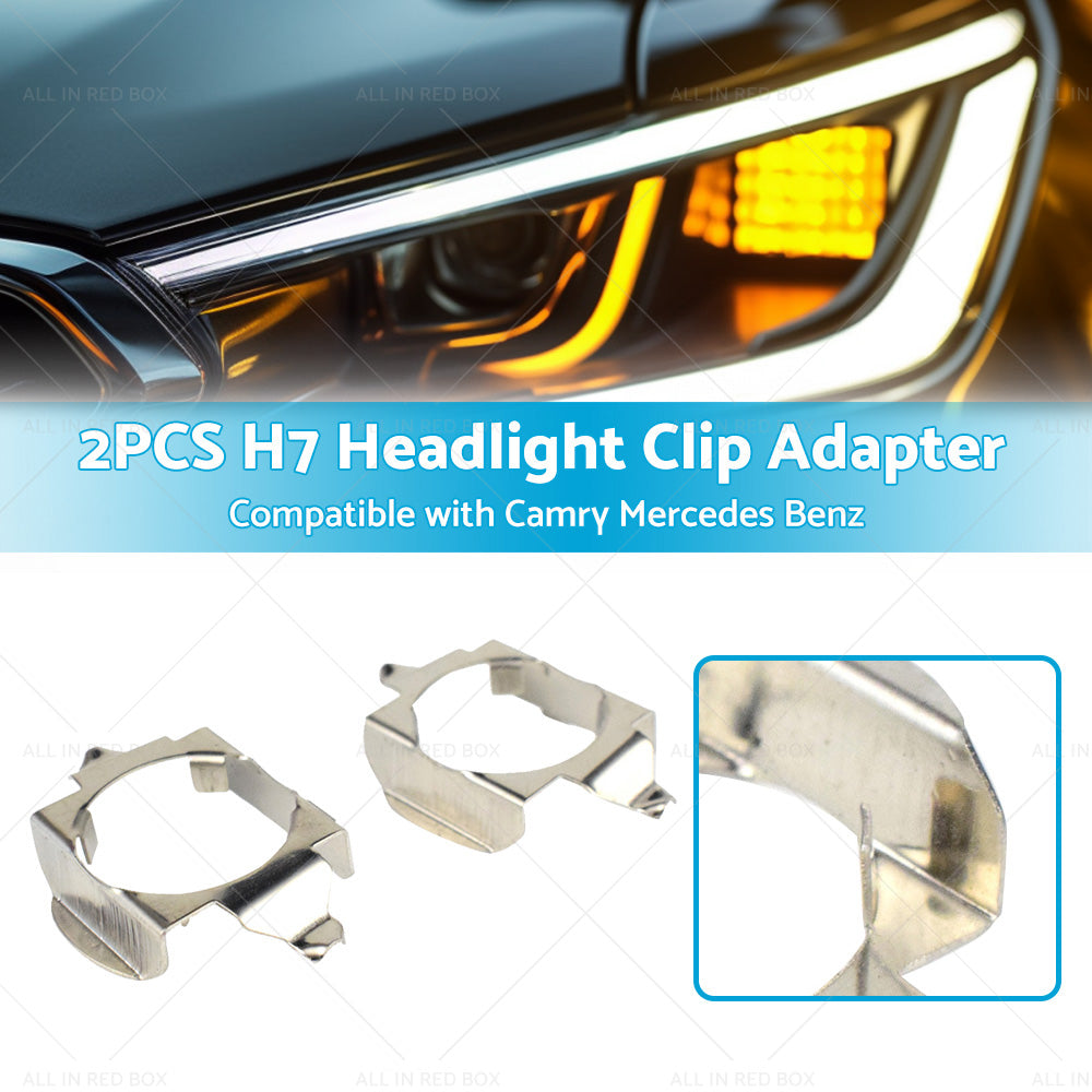 {{ 1 Pair LED Headlight H7 Clip Adapter Holder Suitable for Camry Mercedes Benz }} - Buy Car Parts Online at {{ Kaka Auto Parts }}.