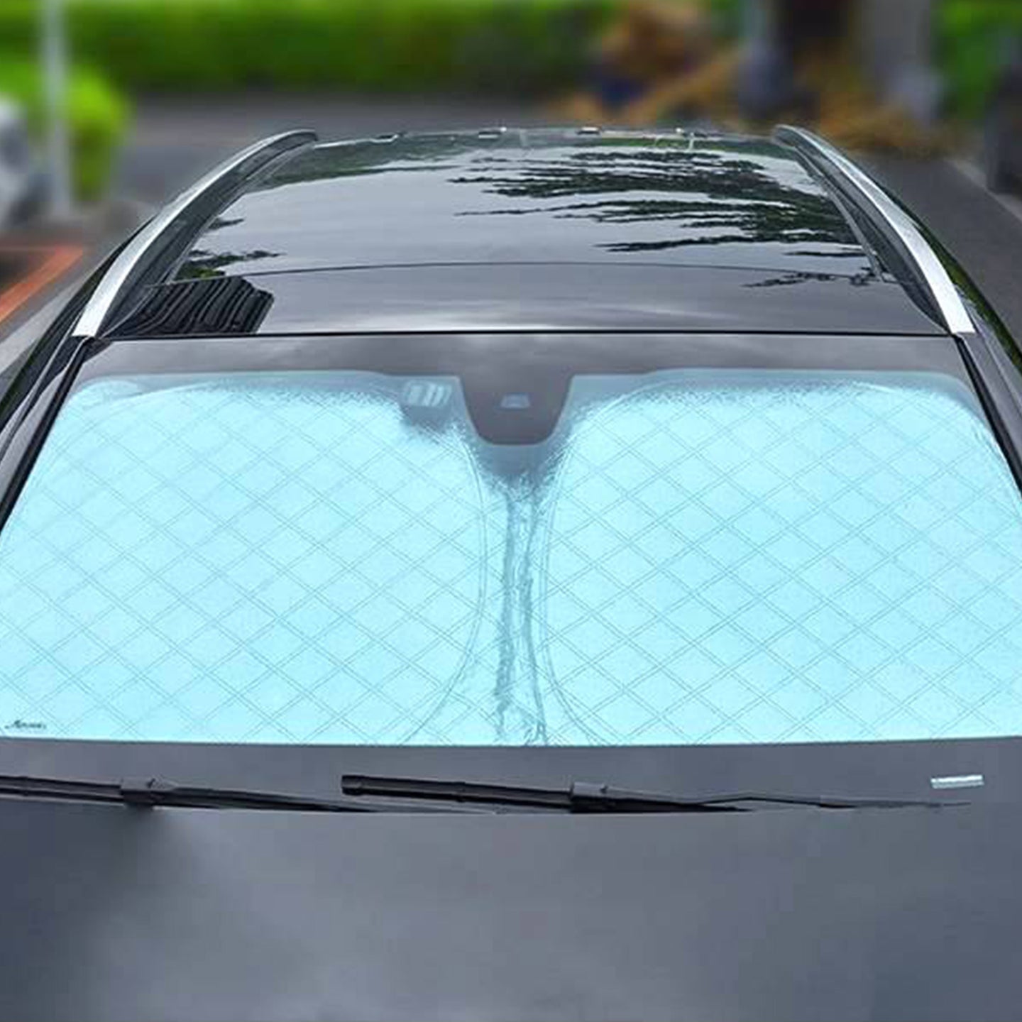 {{ 6 Layer WindScreen Sun Shade Suitable for Tesla Model Y 2020-2024 UV Protection }} - Buy Car Parts Online at {{ Kaka Auto Parts }}.